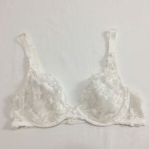 Bali Sheer Plunge Lace Desire Bra
